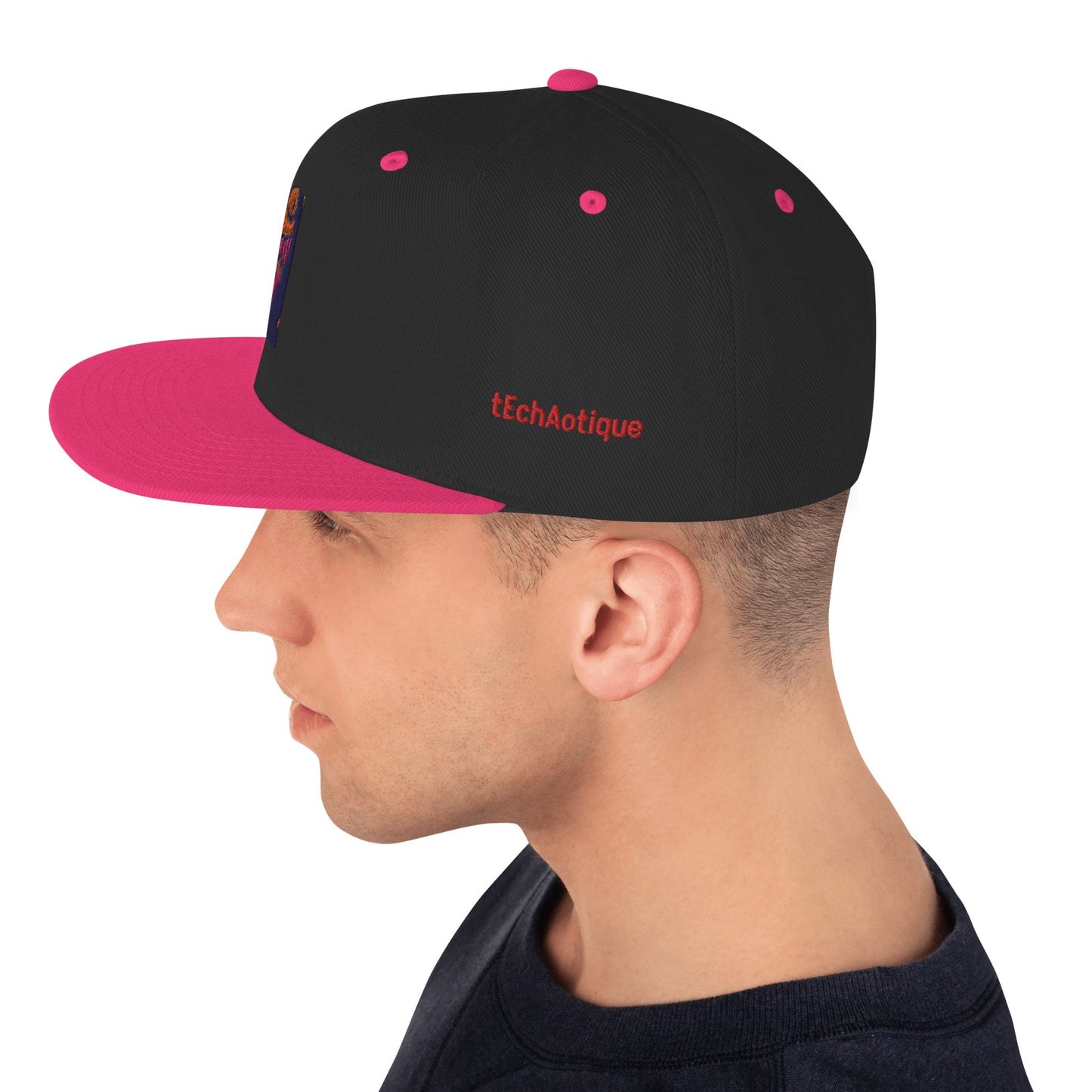 tEchAotique Logo Snapback Hat