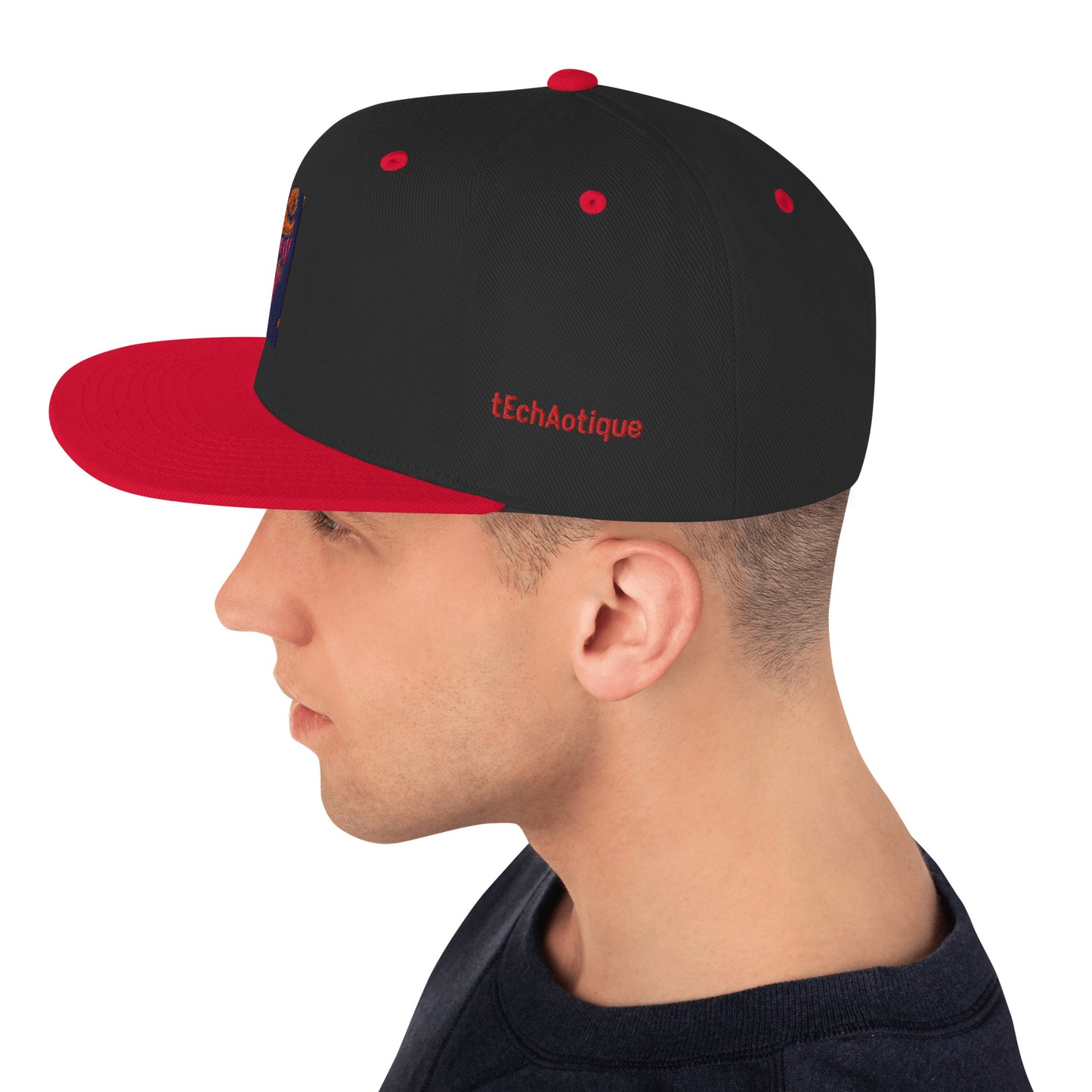 tEchAotique Logo Snapback Hat