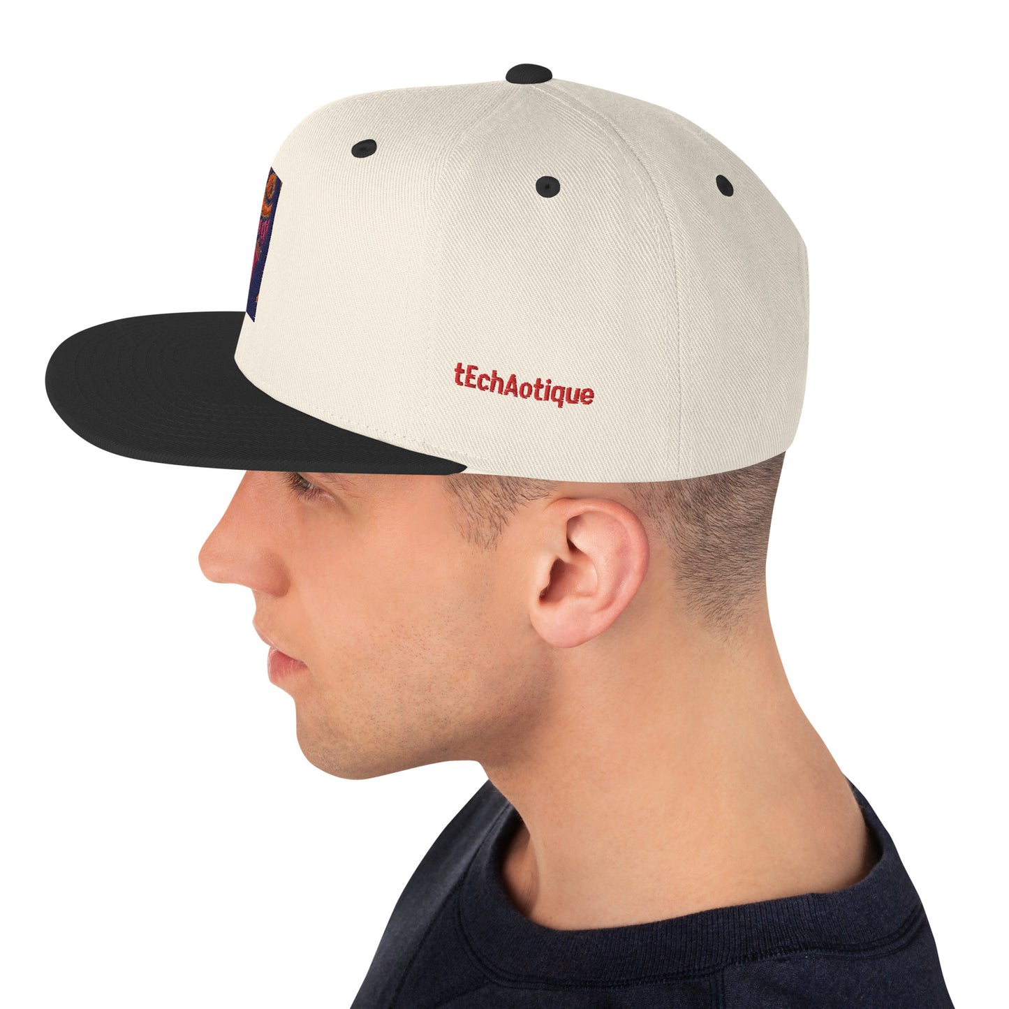 tEchAotique Logo Snapback Hat